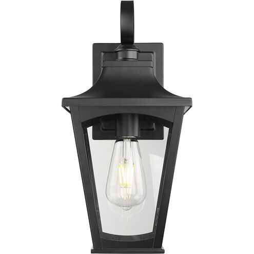 Curry 1 Light 16 inch Powder Coated Black Outdoor Wall Sconce